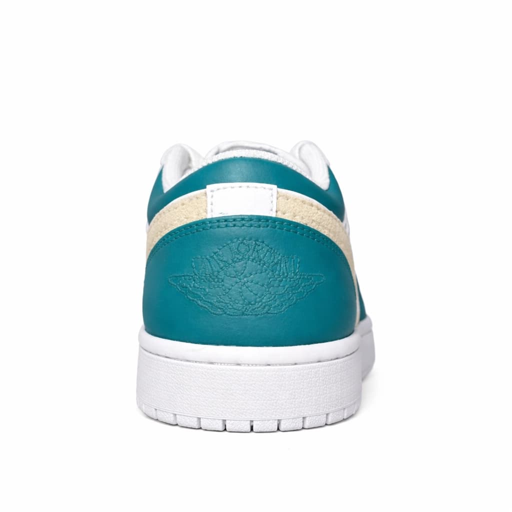 2025 Teal Edition Jordan 1 Low — top down